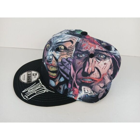 New Era Exclusive Batman The Joker All Over Print 9Fifty SnapBack Adjustable New - Picture 16 of 16
